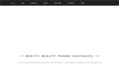 Desktop Screenshot of brattybeauty.com